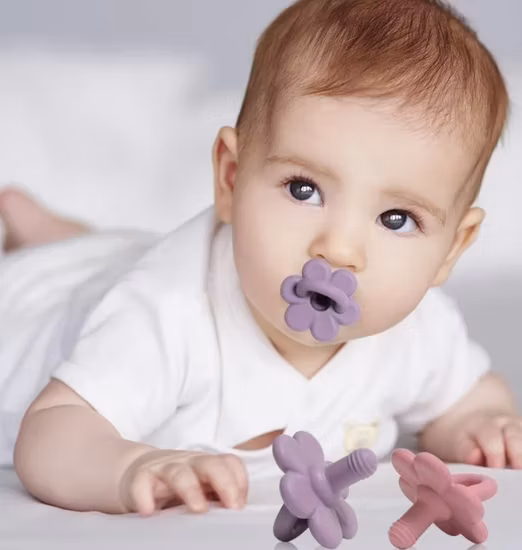 Accesorios de alimentación Biberón Tetina de silicona transparente alta